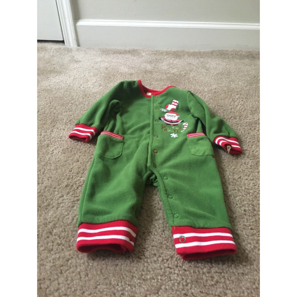Nursery Rhyme Baby Boys Playsuit Romper Holiday Christmas Size Unknown